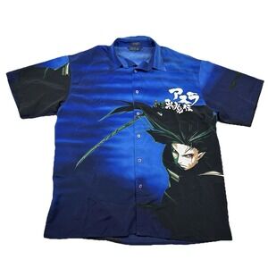Vintage MT:2 Shirt Mens 2xl Asian Anime Camp Manga Samurai Warrior Rockabilly